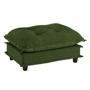 English Elm 73 Chenille Modular Sectional Sofa Deep Seat Cushions Casual Luxe Living Room Green W714P448389