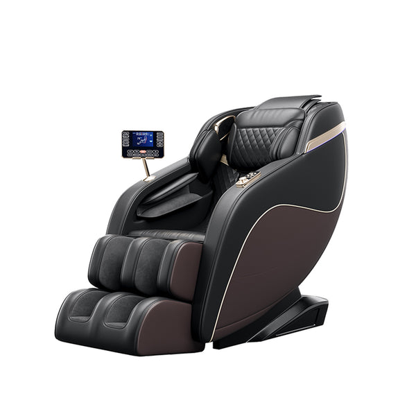 English Elm "Luxury Luxury 3D Zero Gravity Massage Chair with Mechanical Hand, SL-Track, Heated Back & Calves, Shiatsu, Bluetooth Speakers and Smart LCD Control for Home & Office Comfort W3327P296152