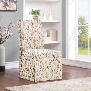 OSP Home Furnishings Adalynn Slipcover Dining Chair  - Set of 2 Autumn Leaf