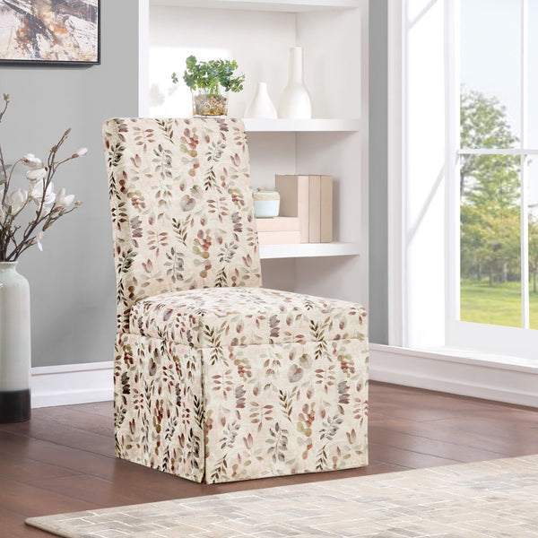 OSP Home Furnishings Adalynn Slipcover Dining Chair  - Set of 2 Autumn Leaf