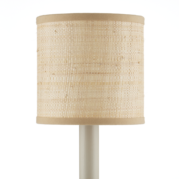 Natural Grasscloth Drum Chandelier Shade - Artisan-Woven, Textured Light Cover for Modern Spaces