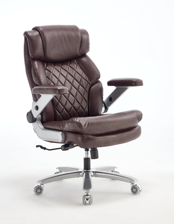 English Elm 500lbs Heavy Duty Executive Chair Wide Spring Seat Ergonomic High Back Home Office W5201P419026