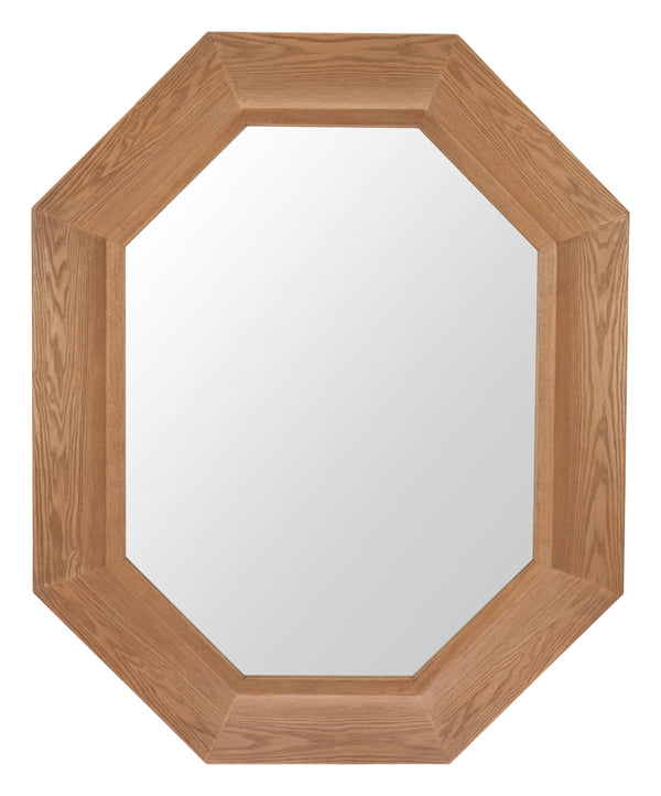 Zuo Modern Otekant Mirror Natural - Modern Elegance With Fir Wood Frame, Perfect For Hospitality & Home Decor Natural Fir Wood,Glass 110718-zuo-modern