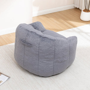 English Elm Bean Bag Sofa Chair with Armrests Memory Foam Filled Oversized Lounge Seat Adults W2200P390381