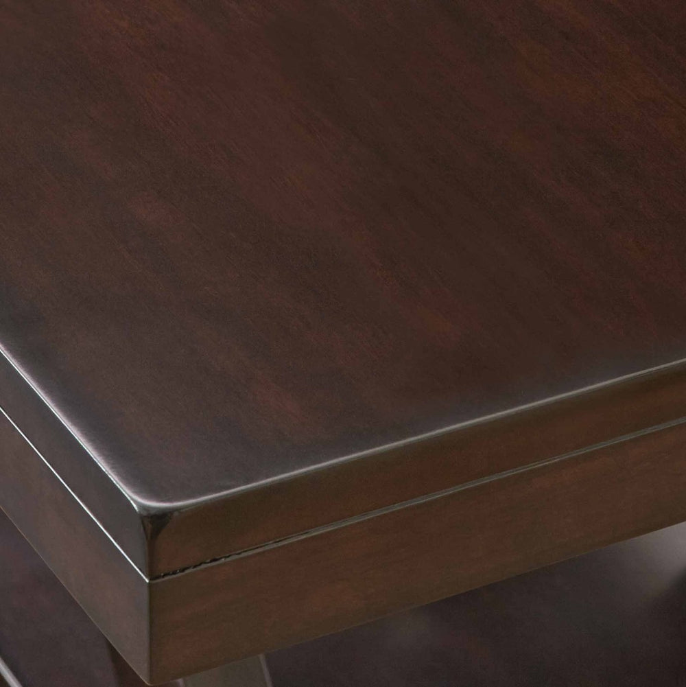 English Elm Steve Silver - Jocelyn Sofa Table - Espresso Cherry Finish, Farmhouse Charm, Ideal For Entryways Or Living Rooms B081P157655-GIGA