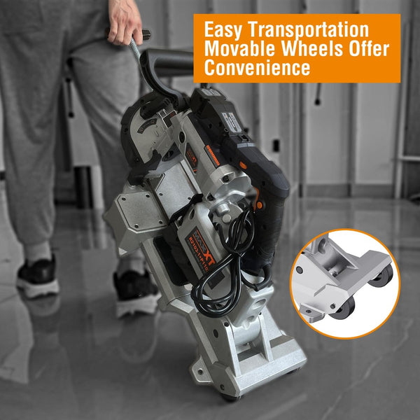 English Elm Band Saw Portable 10 Amp Variable Speed Aluminum Base with Led Light for Metal Wood T3177P305061