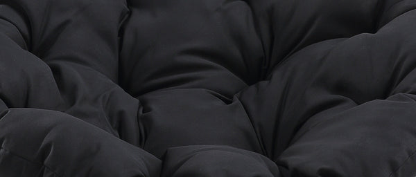 OSP Home Furnishings Papasan Chair Black