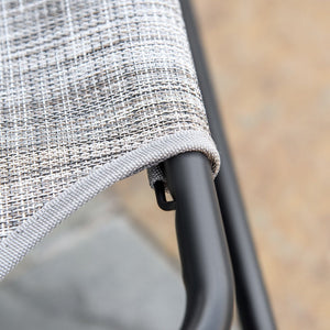 English Elm Outsunny Rocking Chair - Stylish Outdoor Sling Fabric Rocker For Patio, Porch & Balcony Comfort W2225P174337-GIGA