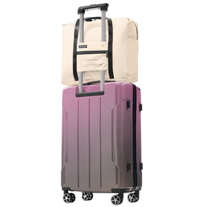 English Elm Luggage 3 Piece Polycarbonate Hardshell Set with Tsa Lock and Spinner Wheels N730P298383P