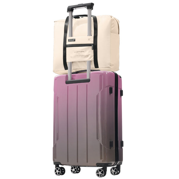 English Elm Luggage 3 Piece Polycarbonate Hardshell Set with Tsa Lock and Spinner Wheels N730P298383P