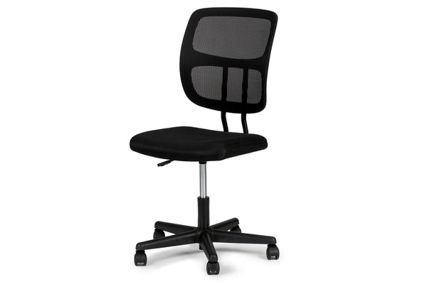 English Elm Elegant Mesh Office Chair Black Breathable Ergonomic Desk Seat with Height Adjustment, Wheels, Supportive Comfort HS00F1677-ID-AHD