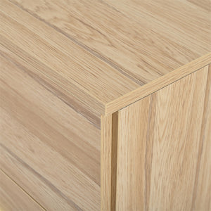 English Elm Modern Natural 6-Drawer Dresser with Waterproof Finish, Sturdy Engineered Board, Sleek Timeless Design W1785P178138