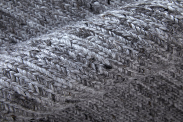 Feizy Rugs Finley Handcrafted Modern Pet Low Pile Rug With Calming Monochromatic Design For Minimalist Spaces Gray,Ivory Pet T28t6046chl000p00