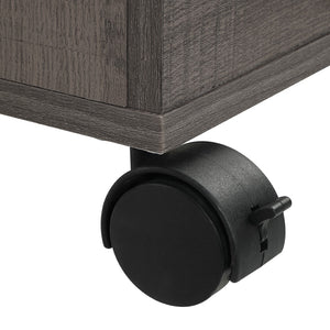 OSP Home Furnishings Holly Mobile Storage Cart Farm Oak