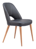 Leith Dining Chair - Set of 2 Black 110123 Zuo Modern