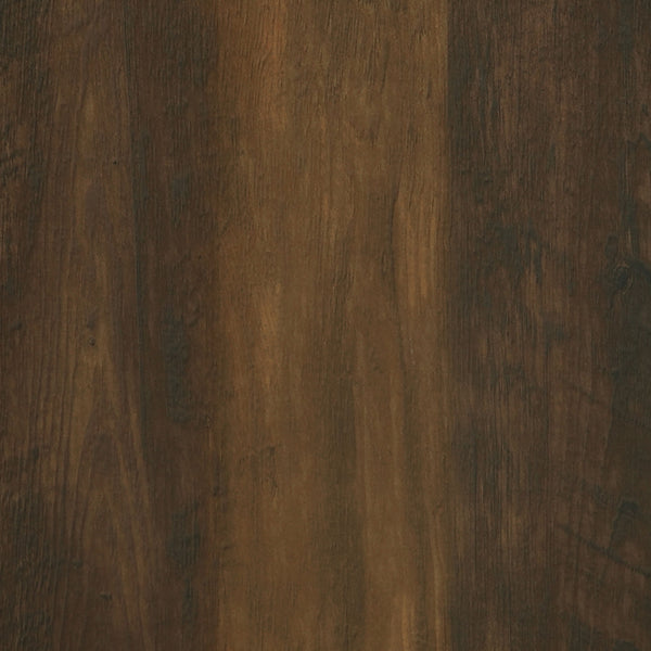 English Elm Jenine Dark Pine 60" TV Stand with Slatted 2-Door Storage, Rustic Melamine Finish, Durable MDF Design B062P299830