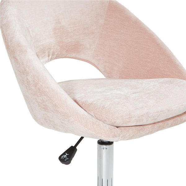 OSP Home Furnishings Milo Office Chair Blush