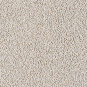 English Elm Valera Plush Beige Bouclé Rocking Chair with Metal Legs and Wooden Sleigh Rockers for Cozy Rooms B062P375509