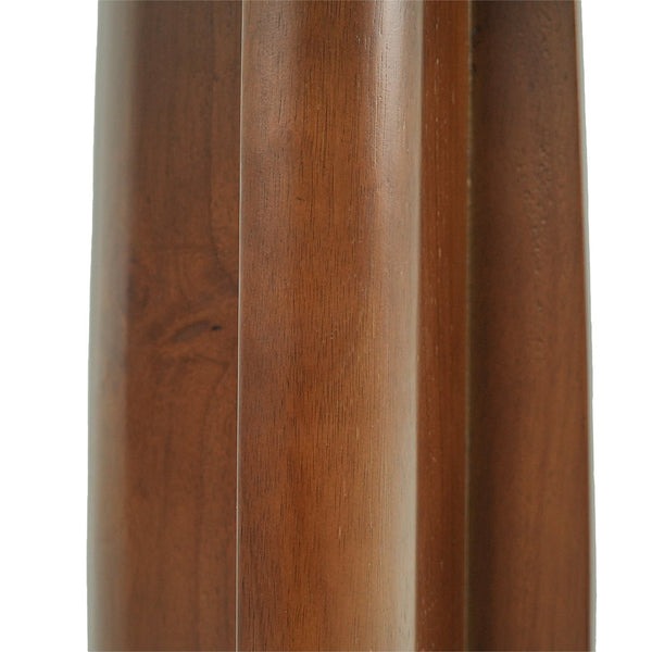 English Elm Modern Square Dining Table: Elegant Sintered Stone With Wooden Legs & Gold Base For Small Spaces W1535S00607