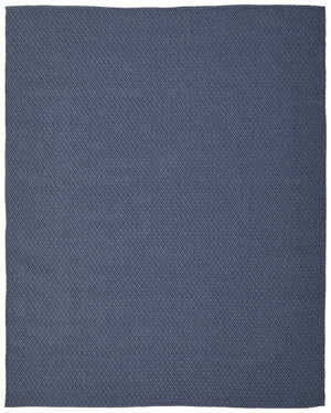 Feizy Rugs Tito Hand Woven Polypropylene Solid Rug - Stylish, Low-profile Design For High-traffic Spaces Blue Polypropylene Tto0826fblu000g00