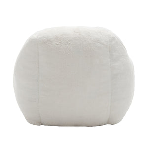 English Elm Bean Bag Chair - Plush Faux Fur Sofa With Back Support, Lightweight & Stylish Seating For All Ages W2200P326887