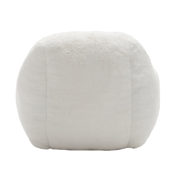 English Elm Bean Bag Chair - Plush Faux Fur Sofa With Back Support, Lightweight & Stylish Seating For All Ages W2200P326887