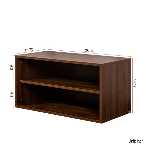 English Elm Stackable Mounted Storage Cabinet – Modern Space-Saving Organizer For Home, Office & Entryway Use W331P289152-GIGA