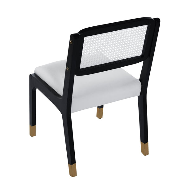 English Elm Wood Dining Chairs Set Of 2 - Modern Farmhouse Design With Plush Beige Linen And Sturdy Frame N842P300886D-GIGA