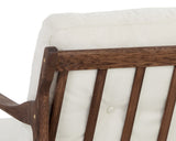 Gilmore Lounge Chair - Walnut - Vienna Cream 108186 Sunpan