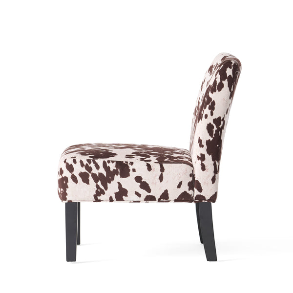 English Elm Accent Chair with Rubberwood Legs Plush Upholstery for Modern Living Spaces N771P218158M