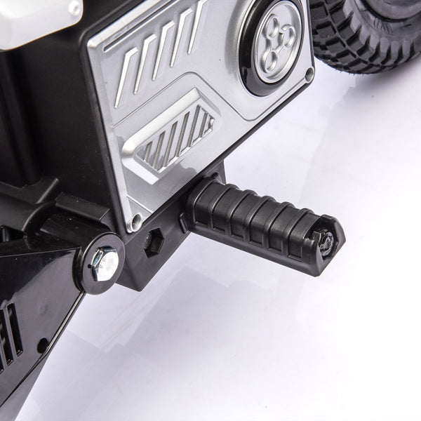 English Elm 24v Kids Electric Motocross Motorcycle 200w Hub Motor Suspension Led Bluetooth Audio Red W1578P225050