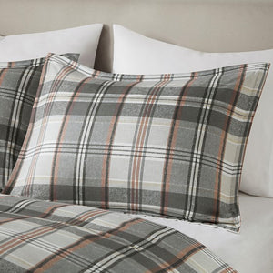 English Elm Twin/Twin Plaid Comforter Set with Anti-Microbial Microfiber, Sham & Decorative Pillows, Cozy Durable B035P203244