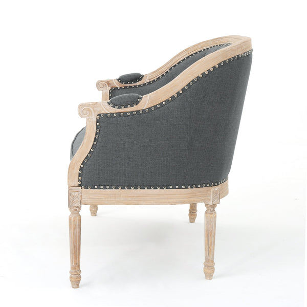 English Elm Chair Chesterfield Loveseat with Tufted Diamond Upholstery Nailhead Trim Birch Frame 60925.00
