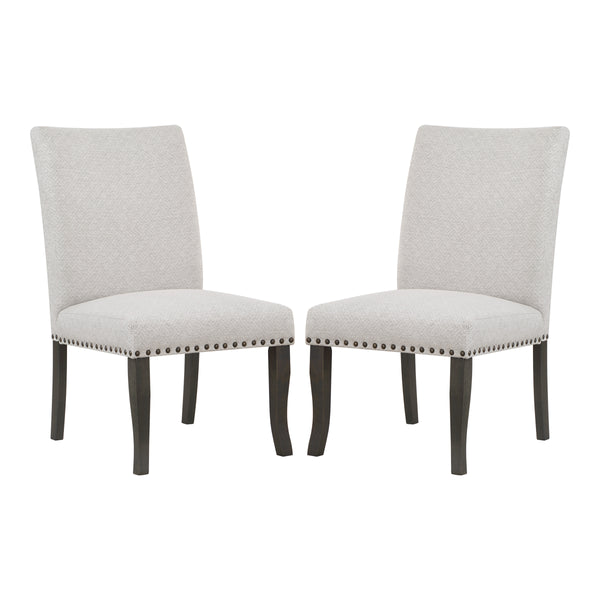 OSP Home Furnishings Hamilton Dining Chair  - Set of 2 Cement