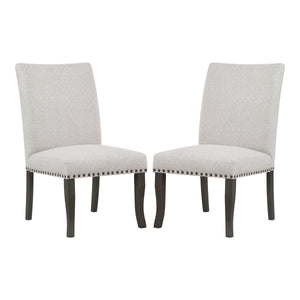 OSP Home Furnishings Hamilton Dining Chair  - Set of 2 Cement