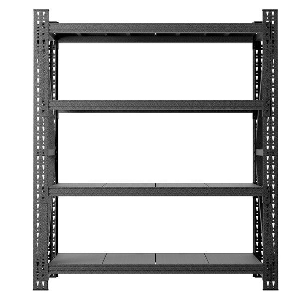 English Elm Heavy Gauge Steel Garage Shelving Unit 4000lb Industrial Storage Rack Four Shelves W2735P457278