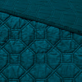 Madison Park Harper Glam/Luxury 3 Piece Velvet Quilt Set MP13-4612 Teal