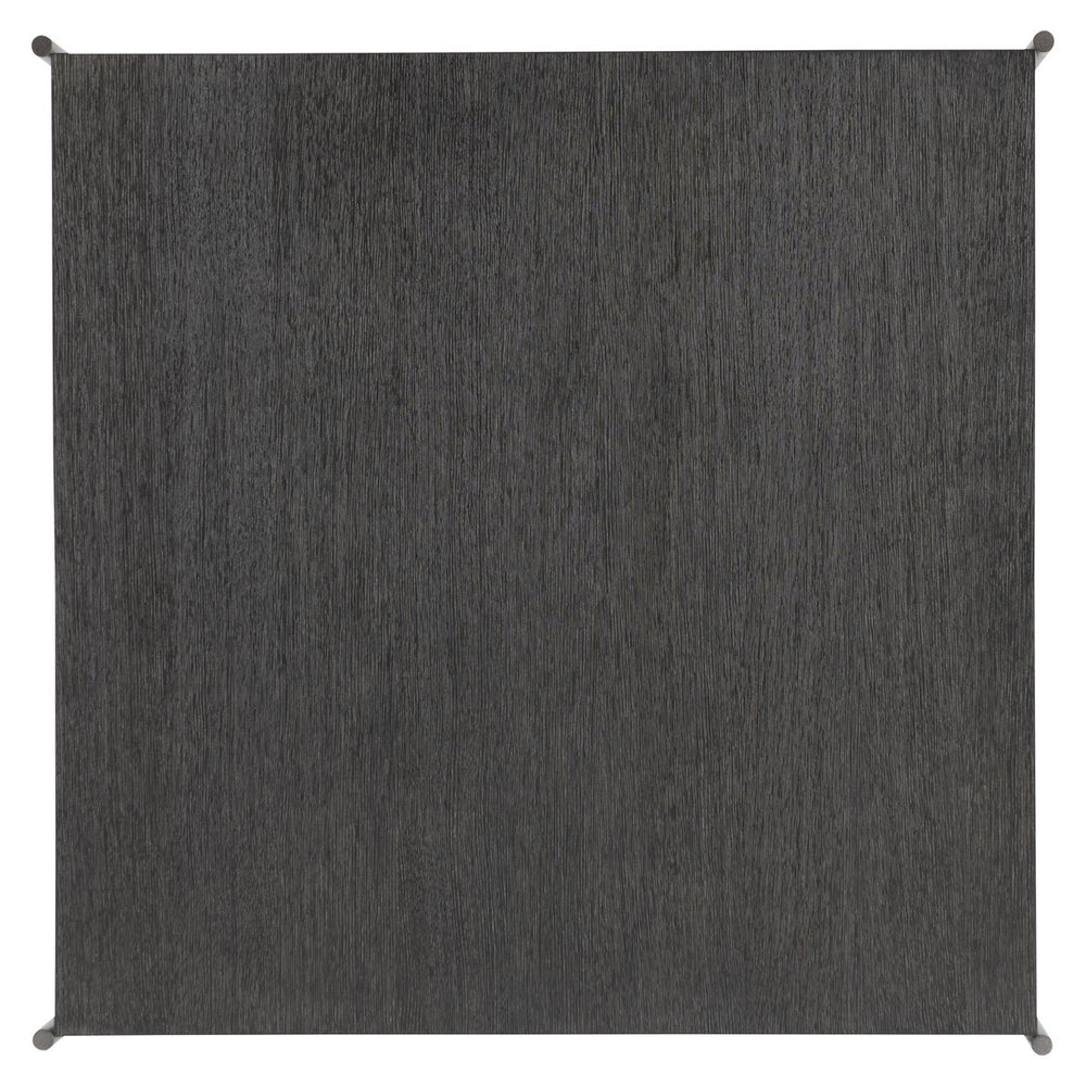 Bernhardt Bernhardt Outline Cocktail Table — Wire‑Brushed Kohl Oak Top With Atra Steel X-Stretcher, Airy Modern Centerpiece 360016