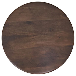 English Elm Columbo Brown Round Coffee Table - Rustic Modern Design, Durable Wood, Spacious Surface For Living Rooms B062P375426