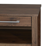 OSP Home Furnishings Stonebrook Nightstand Classic Walnut