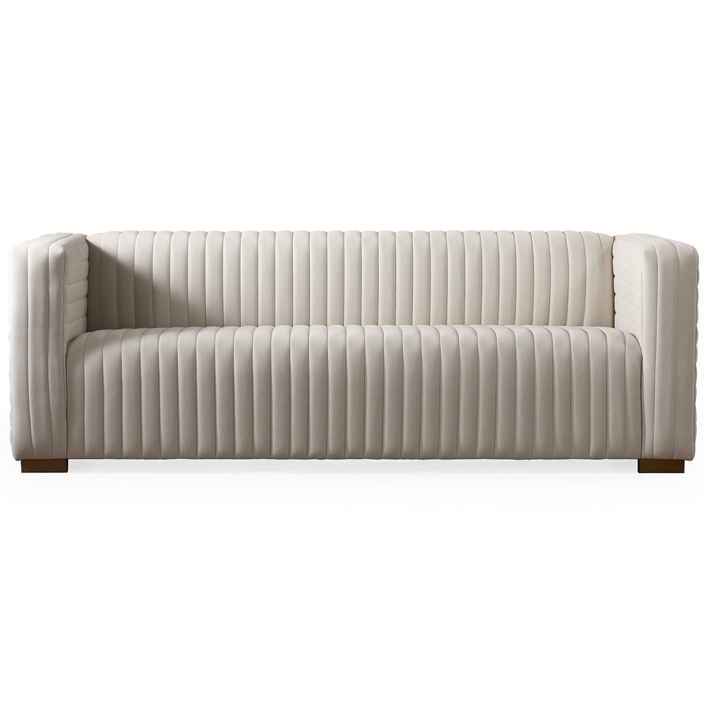 English Elm Elara Performance Velvet Sofa Low Profile Contemporary Living Room Seating B183P255304
