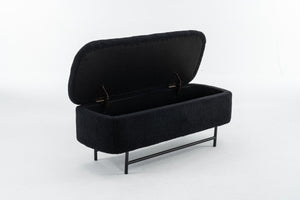 English Elm Bench Versatile Indoor Seating Solution In Elegant Black - Perfect For Living Room, Bedroom & Entryway T3903P372078