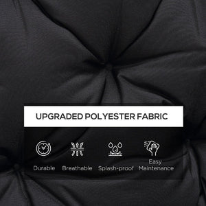 English Elm Outsunny Tufted Bench Cushions For 3-Seater Swings, Overstuffed Comfort For Patios & Porches W2225P174520-GIGA