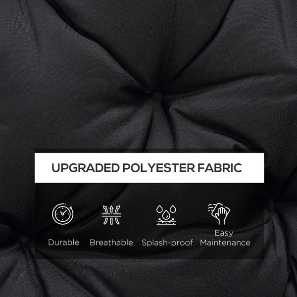 English Elm Outsunny Tufted Bench Cushions For 3-Seater Swings, Overstuffed Comfort For Patios & Porches W2225P174520-GIGA