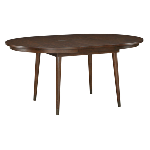English Elm Cherry Finish Maple Veneer Extendable Dining Table Seats 6 Transitional Style B011P217887
