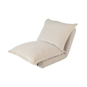 English Elm Convertible Floor Chair: Versatile Sofabed With Adjustable Backrest, Pillows & Durable Design W3422P361125
