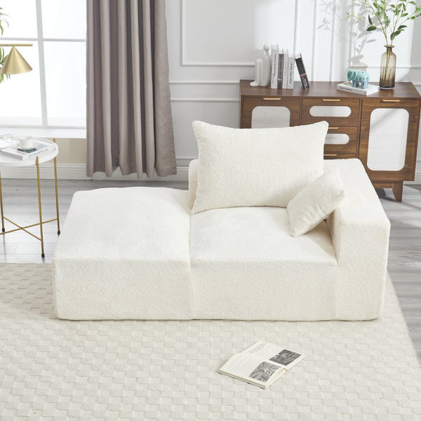 English Elm United Memory Foam 2-Seater Couch - Easy Transport, No Assembly, Deep Seat Chenille Sofa For Small Spaces W1568P222611-GIGA