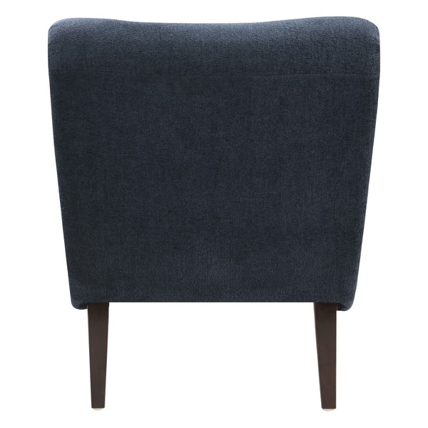 OSP Home Furnishings Hawkins Lounger with Ottoman Indigo