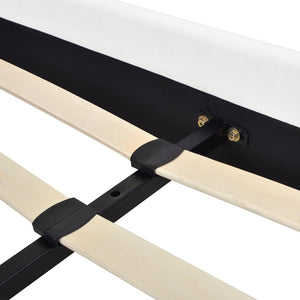 English Elm Jennifer Taylor Home - Aspen King Platform Bed Set – Cloud White Velvet Tufted Headboard For Stylish Bedroom Comfort B2719P238523