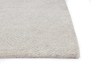 Sunpan Calais Hand-Tufted Wool-Viscose Rug with Unique Geometric Pattern for Modern Contemporary Spaces 10' X 14'
